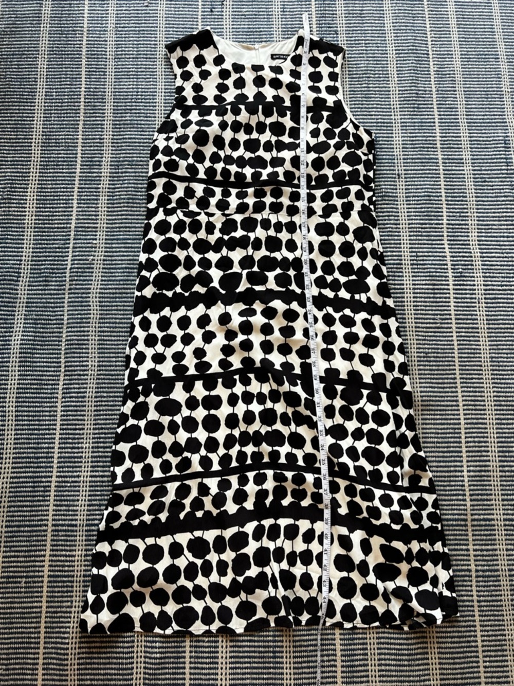 Marimekko Onanda Tikat black white dot shift dress size 40 or approx Large - Picture 7 of 8